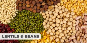 Lentils and beans for female infertility